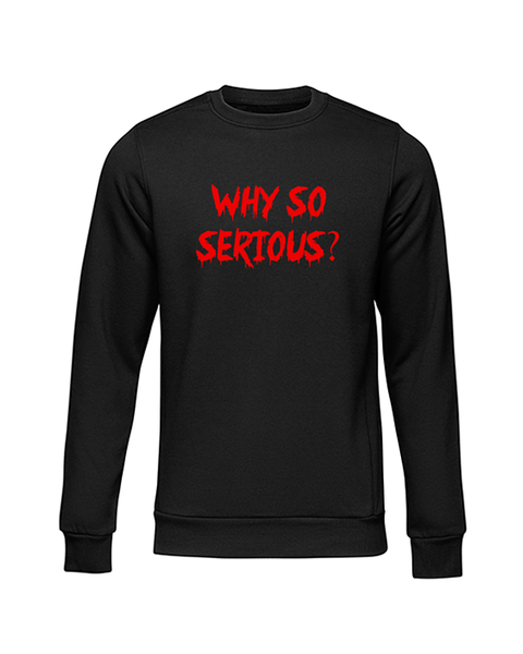 JuiceBubble Why So Serious? Sweater -Black