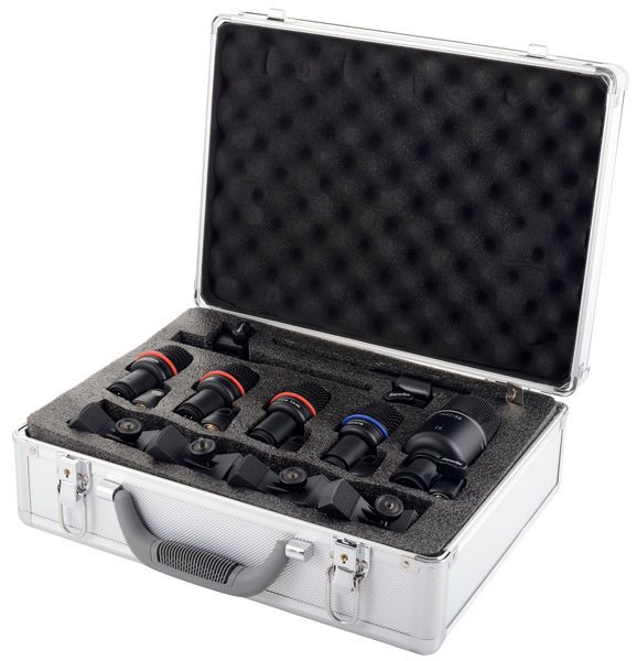 Superlux 7Piece Drum Microphone Set/ Cable/ Clamp