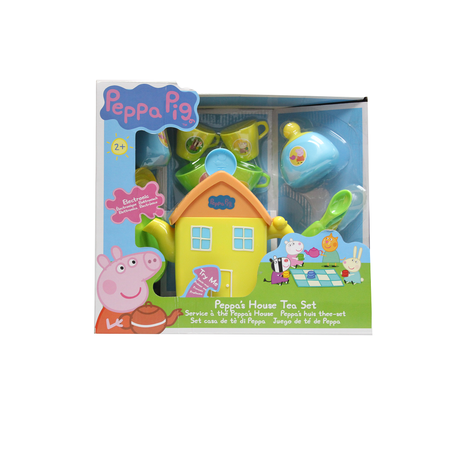 peppa pig house tea set