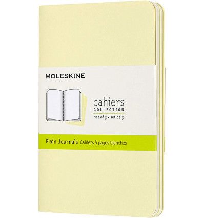 Moleskine Cahier Tender Yellow Pocket Plain Journal