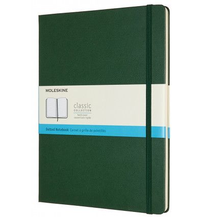 Moleskine Classic Myrtle Green X-Large Dotted