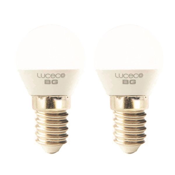 Luceco - B45 Mini Globe, E14, 3W, Warm White, Non-Dim, LED Globe