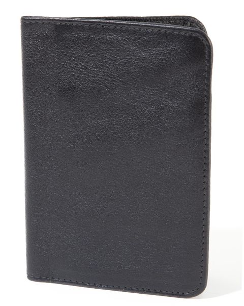 Kurgan Kenani Genuine Leather I.D Plus Credit Card Holder - Black