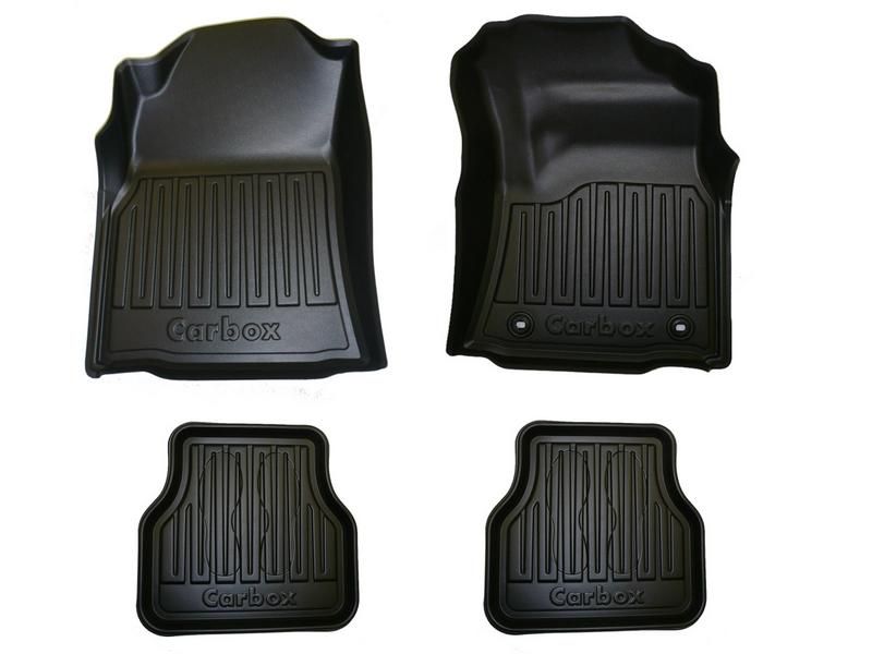 Floor Mats (Carbox) for Fiat Fullback (Double cab) Bulk, 4dr 2016- 2019