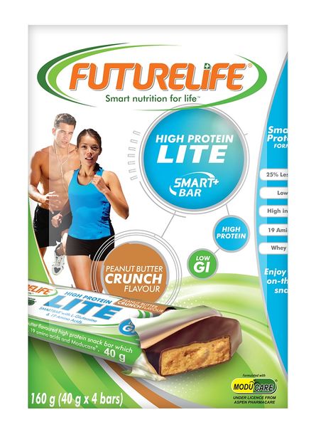 FutureLife SmartBar - High Protein LITE Peanut Butter - 10 x 4 x 40g Multipack