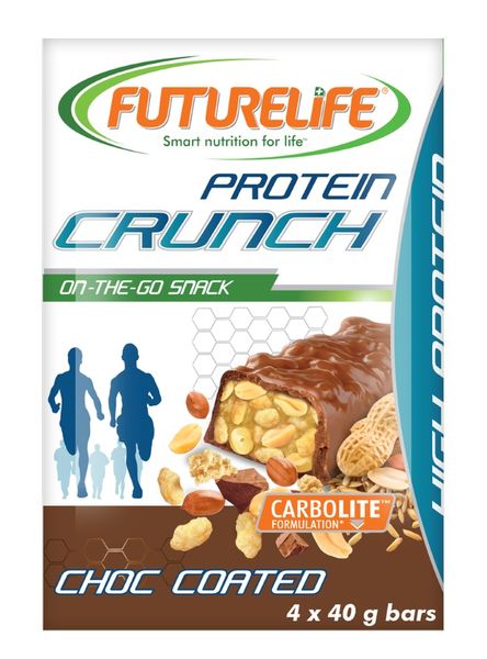 Futurelife Crunch Protein Bar Multi Pack Chocolate Coated -10 x 4 x 40g
