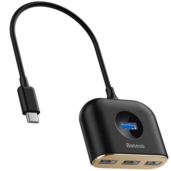 Baseus 0.7m - 4in1 Square USB Type-C 3.0 TO USB Type-A 3.0*1 + USB2.0*3 HUB