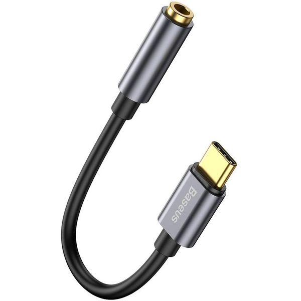 Baseus USB Type-C Male to 3.5mm AUX Female Adapter L54 - Space Grey