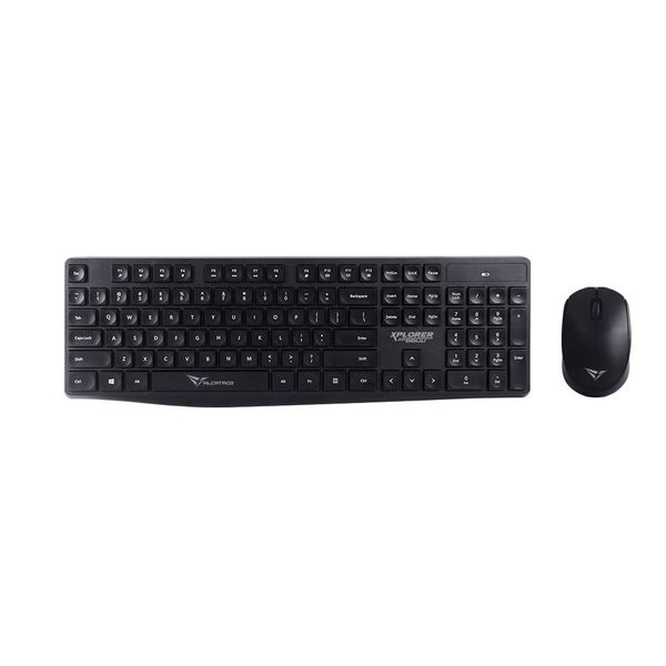 Alcatroz Xplorer Air 6600 Wireless Keyboard and Mouse Combo - Black