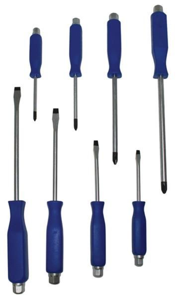 Hammer Head Screwdriver Set 8 piece Cr-V