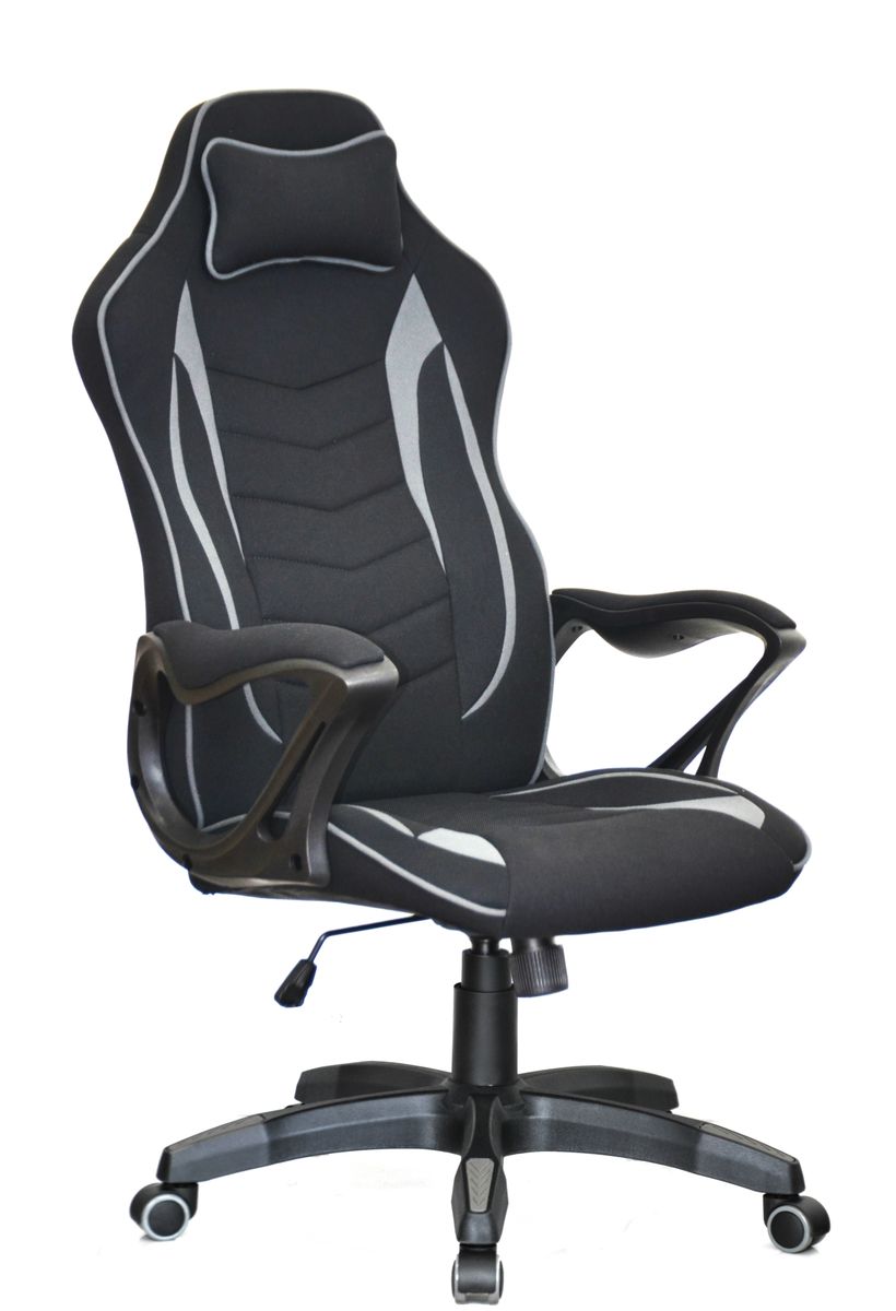 white green gaming chair