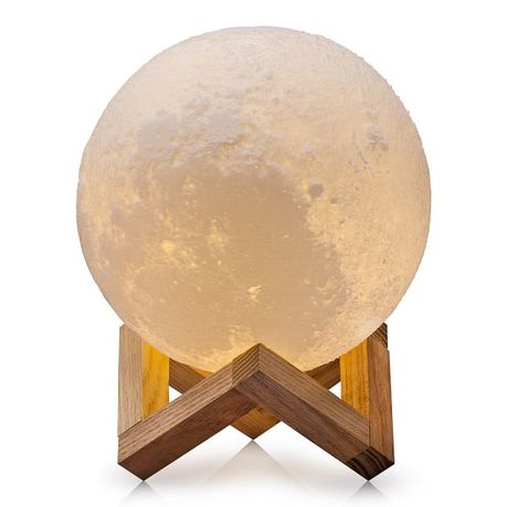 illuminated moon lamp