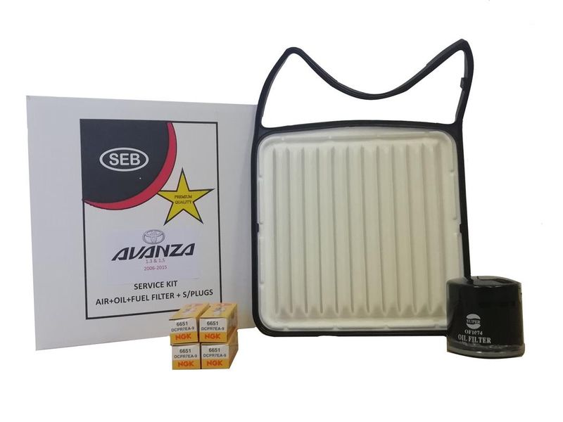 SEB Toyota Avanza 1.3L/1.5L Service Kit (2006-2015)