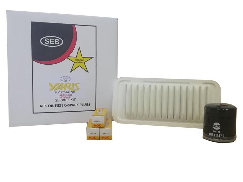 SEB Toyota Yaris 1.0 51KW (1KR-FE) Service Kit (2006-ON)