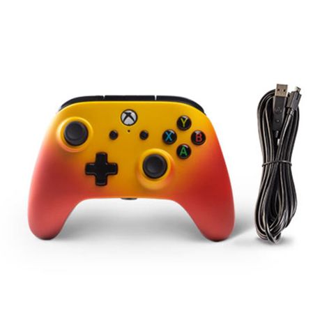 nintendo switch orange fade enhanced wireless controller