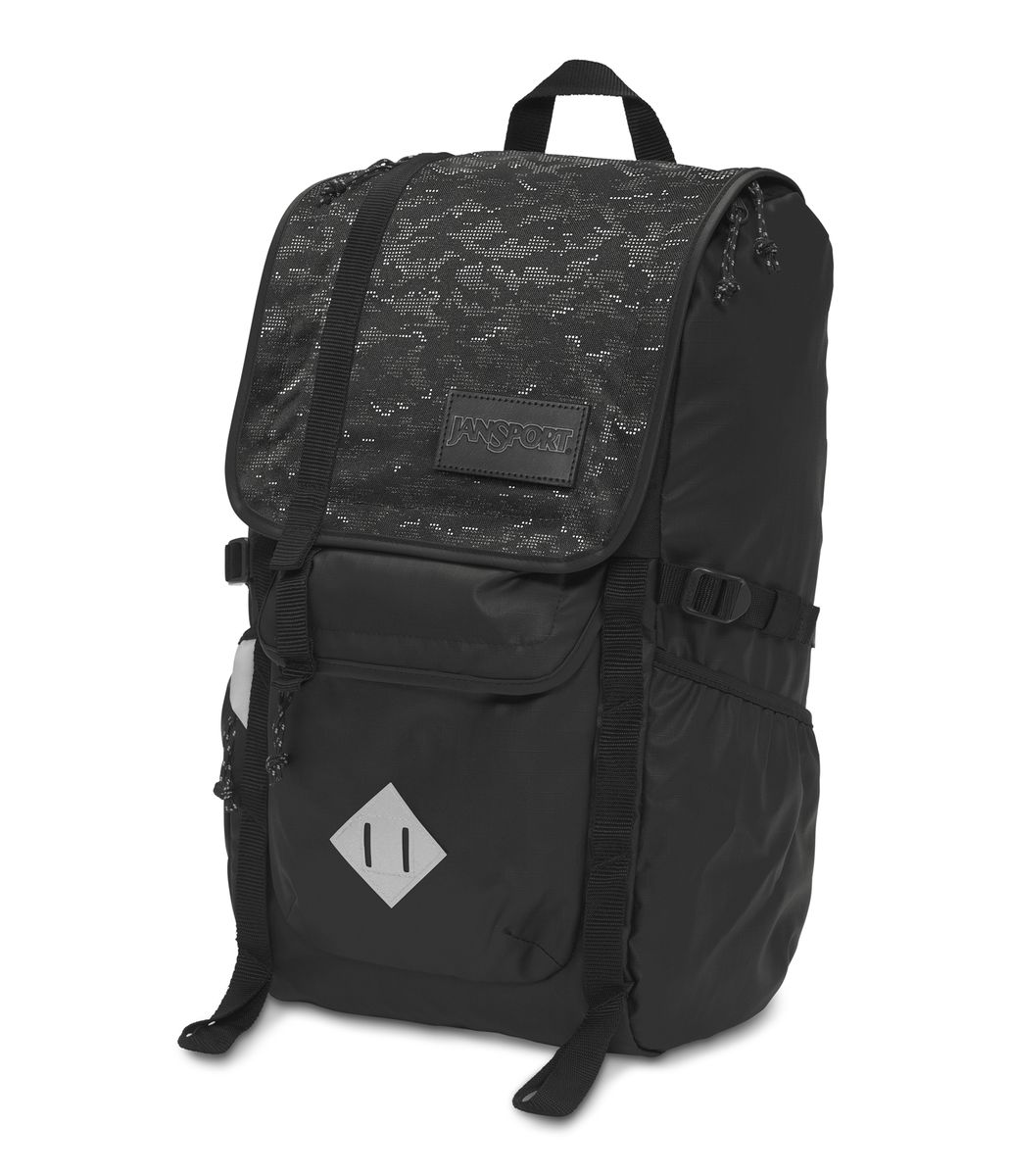 JanSport Hatchet Special Edition Laptop Backpack Black Dot Matrix