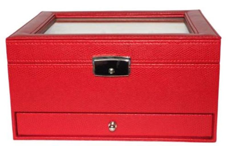 Medium Jewellery Box - Red