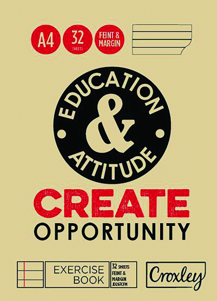 CROXLEY JD267 A4 32 Page Feint &amp; Margin Bulk Box 280