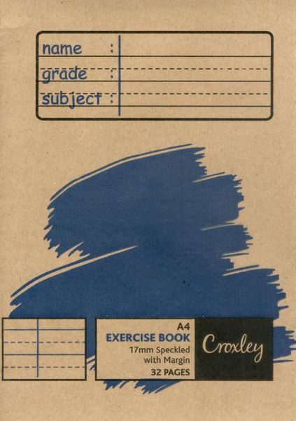 CROXLEY JD267 A4 32Page 17mm Speckled &amp; Margin Pack of 20