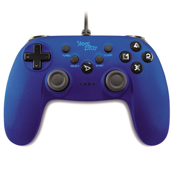 Steelplay - Wired Controller for PC - Metallic Blue (PC)