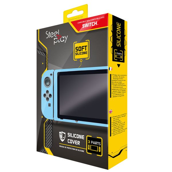 Steelplay - Silicone Protective Cover - Blue (Switch)