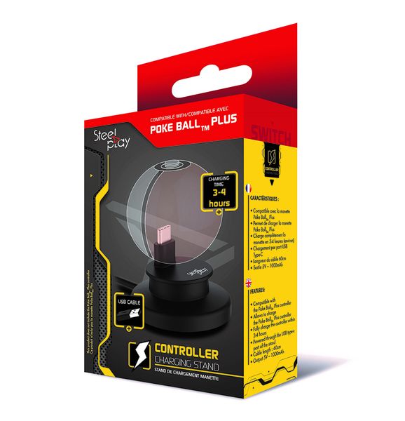 Steelplay - Pokeball Charging Stand (Switch)