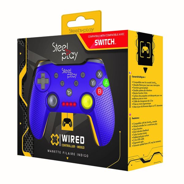 Steelplay - Wired Controller - Indigo Edition (Switch)