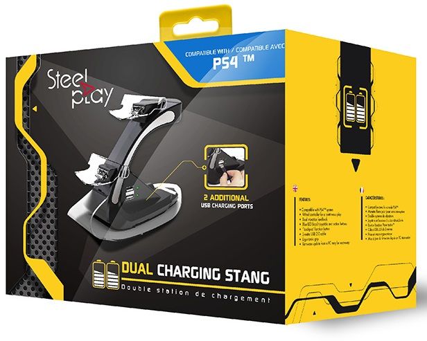 Steelplay - 2 Controller Charge Station (Ps4)