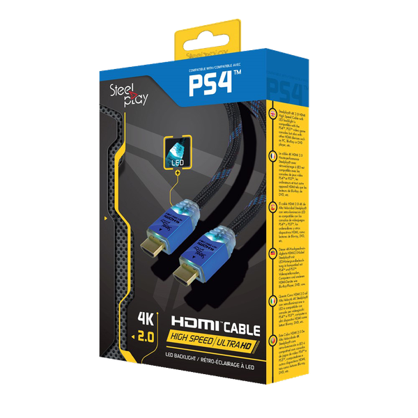 Steelplay - 4k 2.0 Hdmi High Speed Ultra Hd Led Cable (PS4)