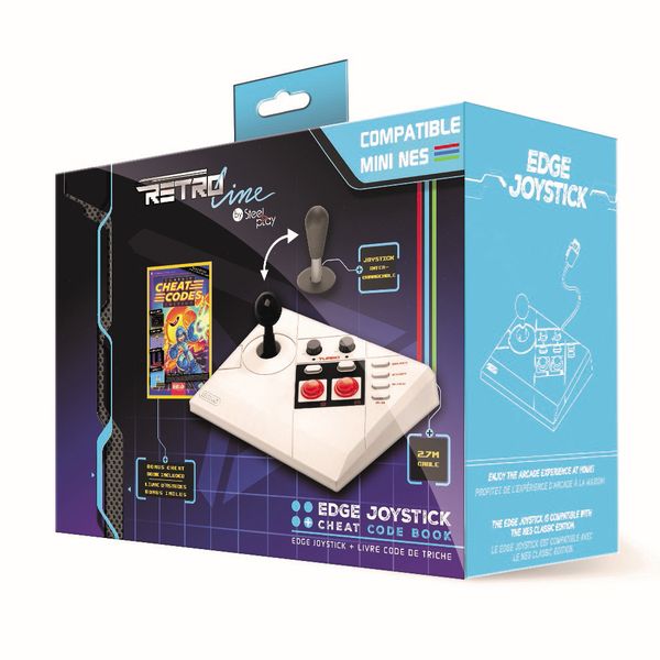 Steelplay Retro Line - Edge Joystick + Cheat Code Book (Mini Nes)