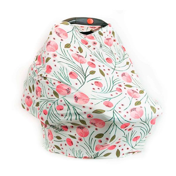 Baby Car Seat &amp; Nursing Cover - Floral