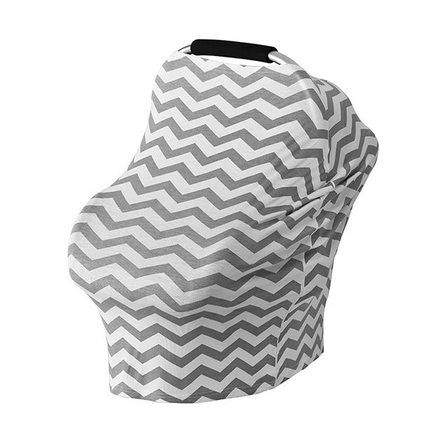 Baby Car Seat &amp; Nursing Cover - Zig Zag