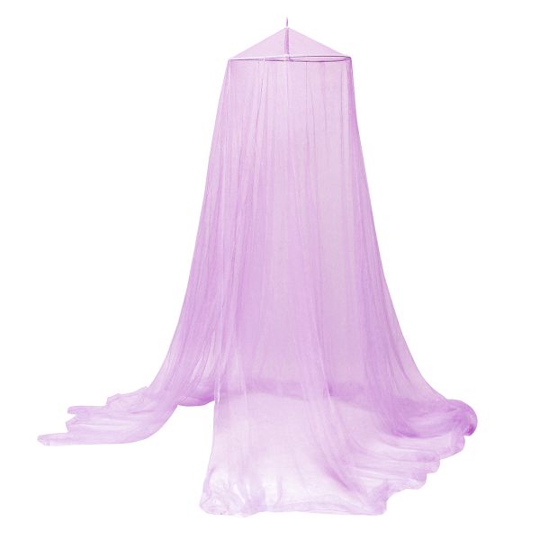 Round Lace Mosquito Net - Purple