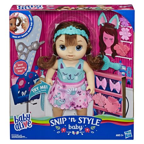 baby alive with hair