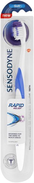 Sensodyne Rapid Relief Soft Toothbrush Assorted/Mixed Colours