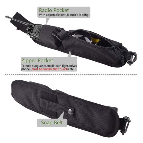 Tactical Molle Backpack Shoulder Strap Pouch Black Shop Today. Get it Tomorrow takealot