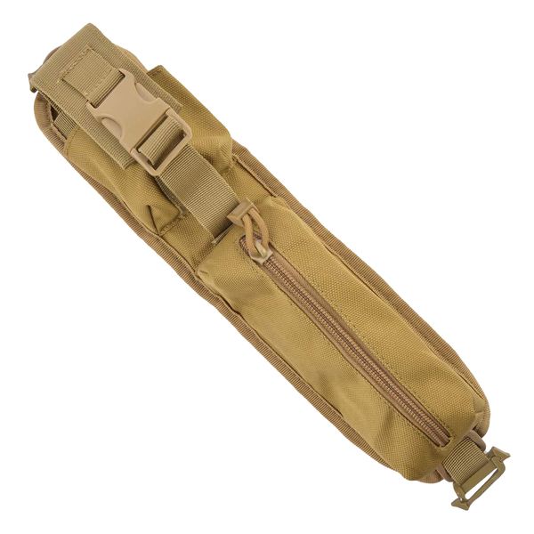 Tactical Molle Backpack Shoulder Strap Pouch - Tan