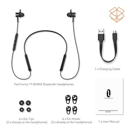 TaoTronics TT BH042 SoundElite ANC BT5.0 IPX4 In Ear Headphones