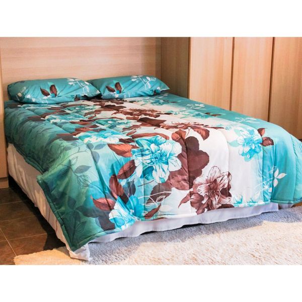 Lush Living - Duvet Comforter Set - Pina Coladar - Queen