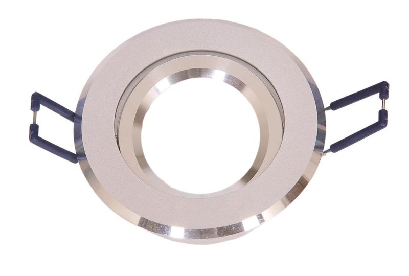 Tilt Brushed Aluminium Downlighter