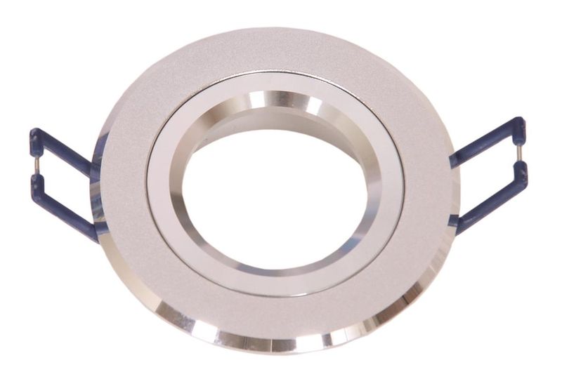 Straight Brushed Aluminium Downlighter