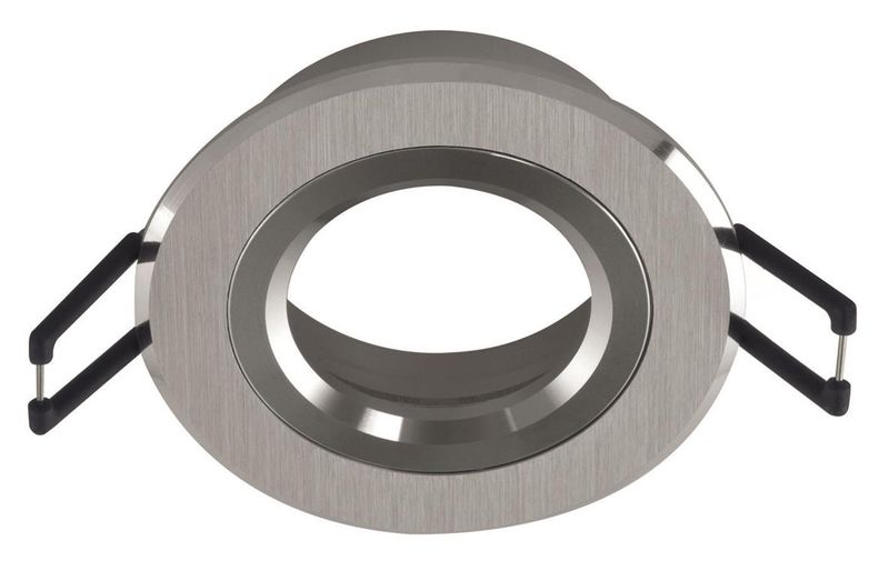 Straight Circular Aluminium Downlighter with Bevelled Edge