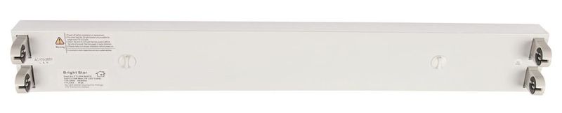 2 Foot Double T8 Open Channel Fitting Wired For LED Tube