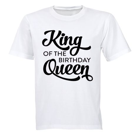 Birthday Queen - Mens - T-Shirt - White 