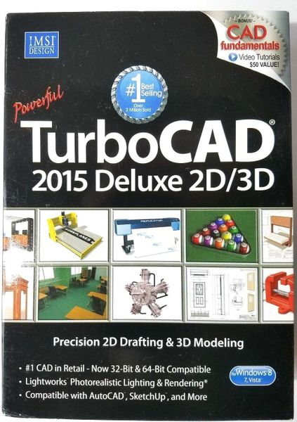 TurboCAD 2015 Deluxe 2D/3D