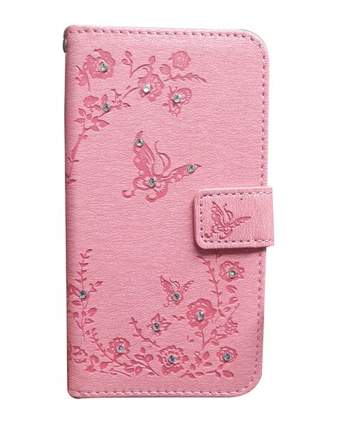 Bling Divine PU Leather Book Flip Cover Huawei Y5 2018 - Pink