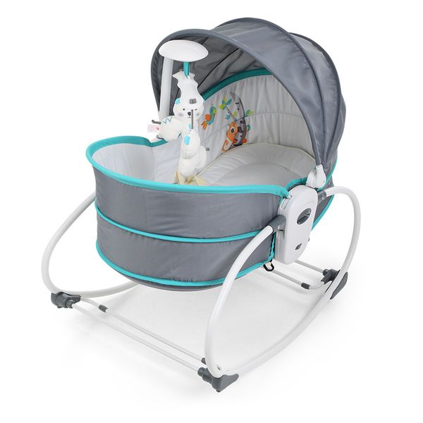 Baby Bassinet Rocker, Napper, Bouncer &amp; Chair with 5 Reclining Positions
