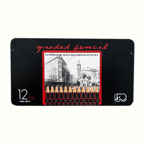 Pencil Set - Tin of 12 Pieces