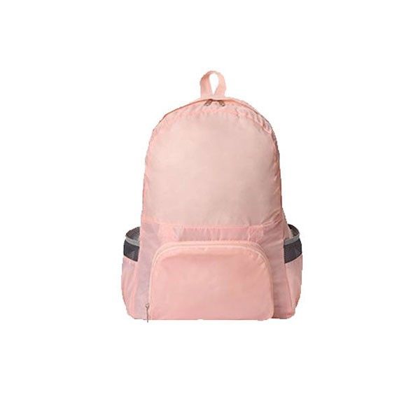 Fold-in-Bag Lightweight Travel Backpack Bag - Pink