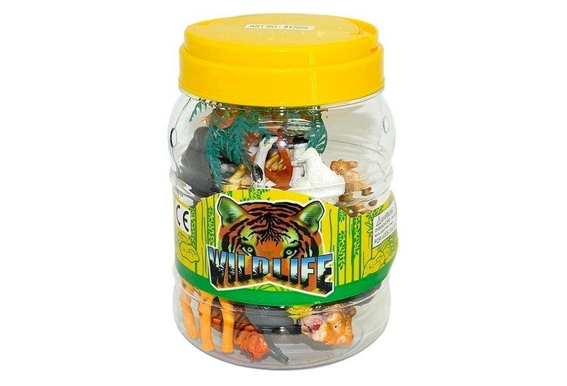 Wild Life 18 Pce Wild Animals In C/Case